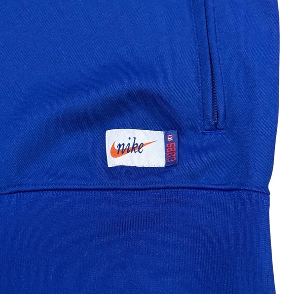 Nike x Cooperstown Collection Chicago Cubs Jacket Womens Large Blue Stitched - Picture 3 of 8